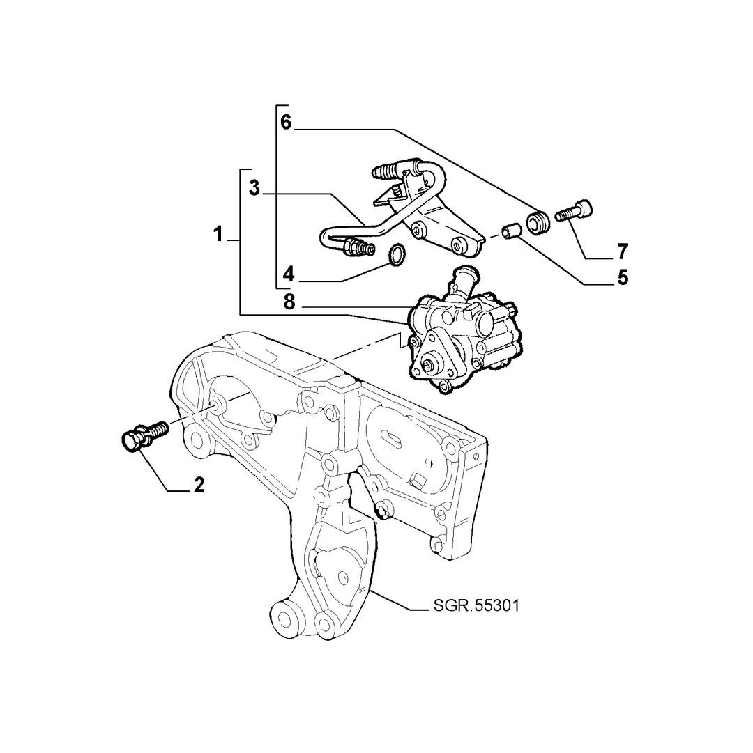 POWER STEERING PUMP 5