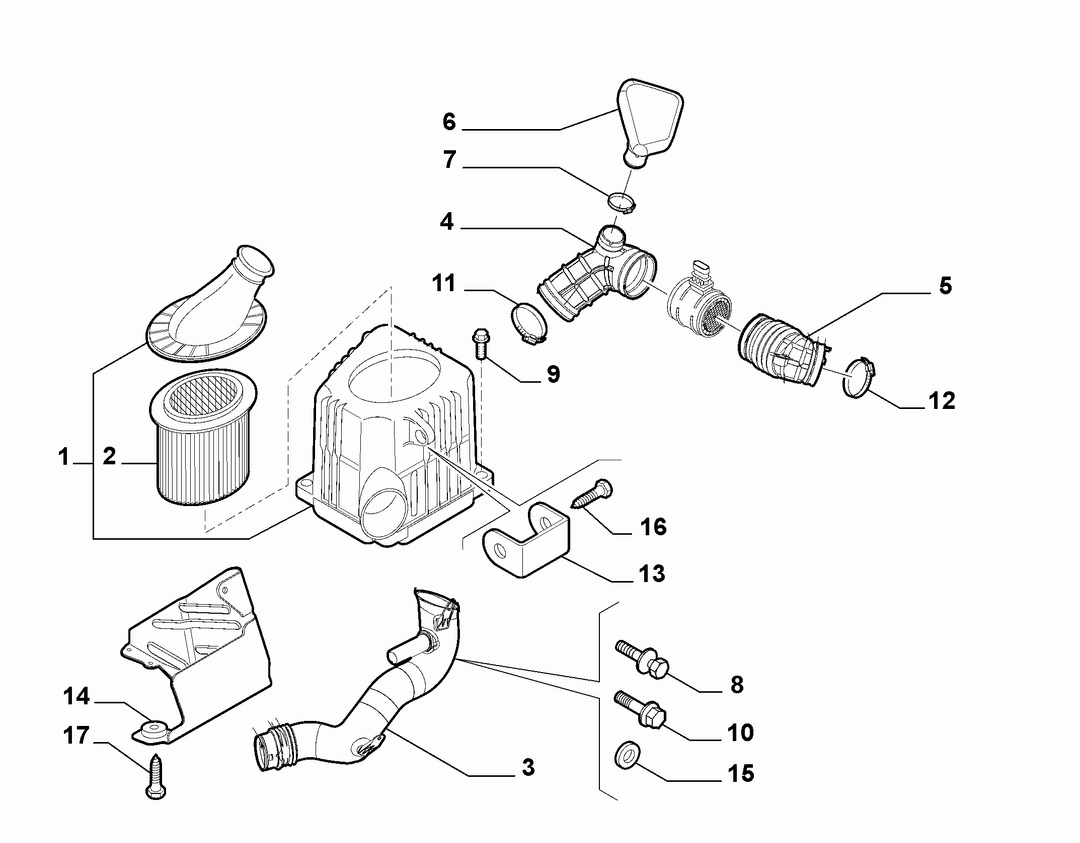 AIR FILTER AND PIPING 2