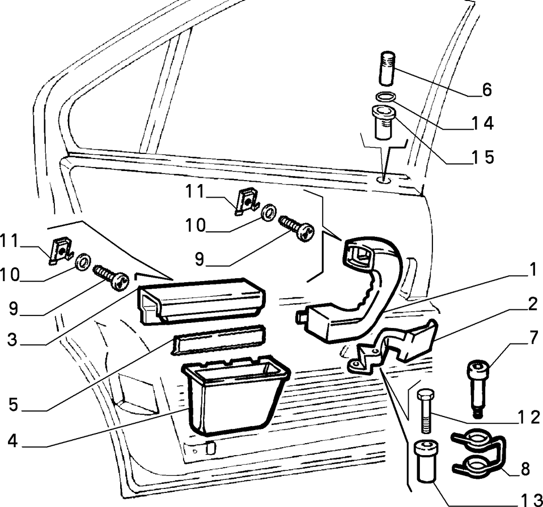ACCESORY FOR PANELS REAR DOOR 2