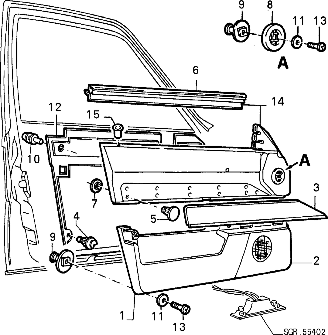 INTERIOR PANELS FOR FRONT SIDE DOORS  1