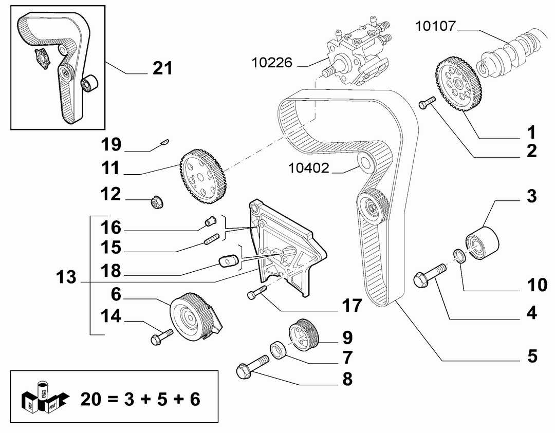 CAMSHAFT DRIVE 17