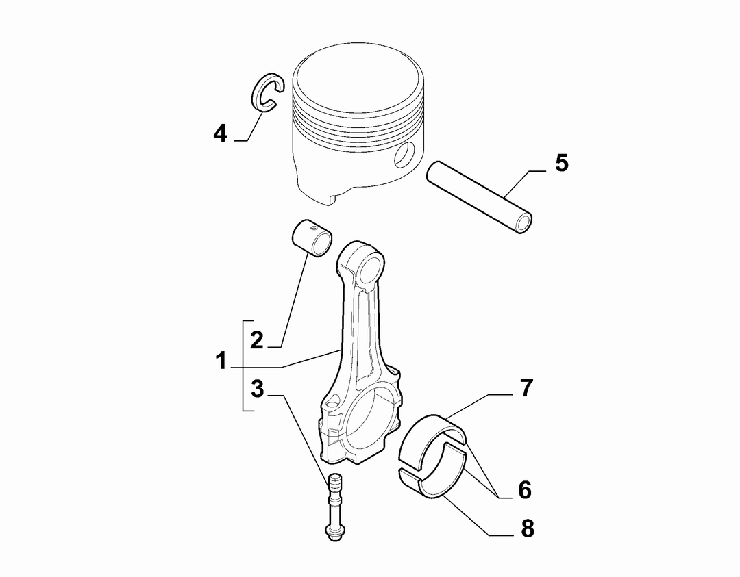 CONNECTING RODS AND PISTONS 9
