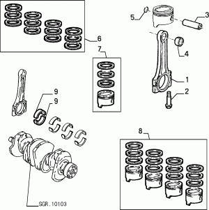 CONNECTING RODS AND PISTONS