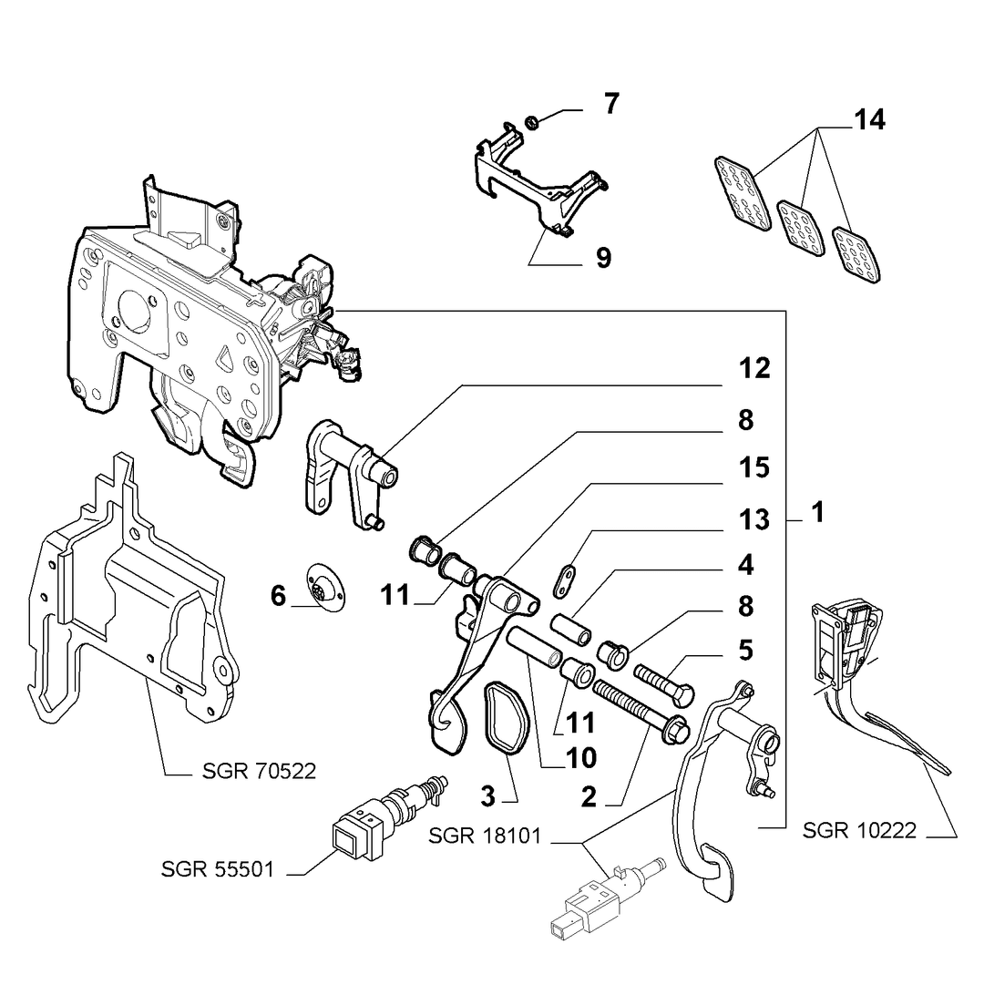 BRAKE PEDAL CONTROL 2
