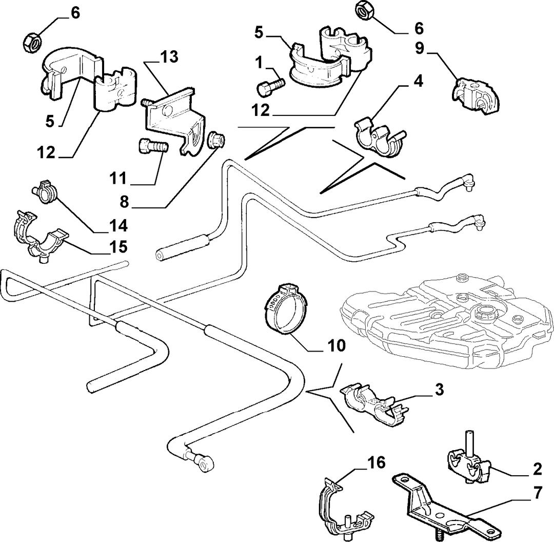 FUEL TANK PIPING 15