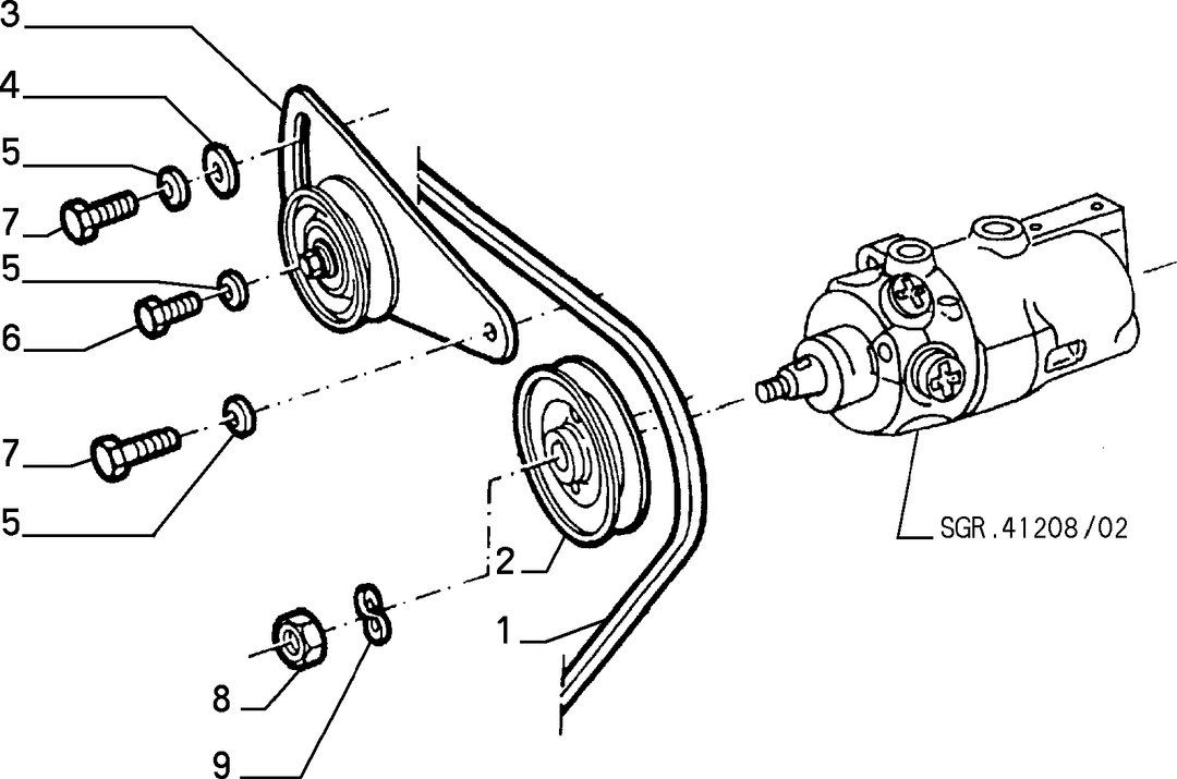 VARIOUS CONTROLS (BELTS AND PULLEYS) 10