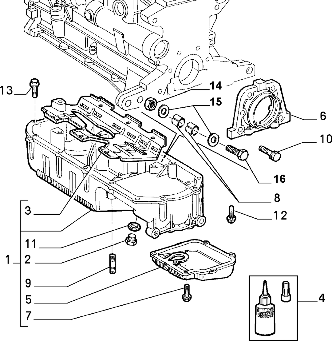 BLOCK SUMP AND COVERS 4