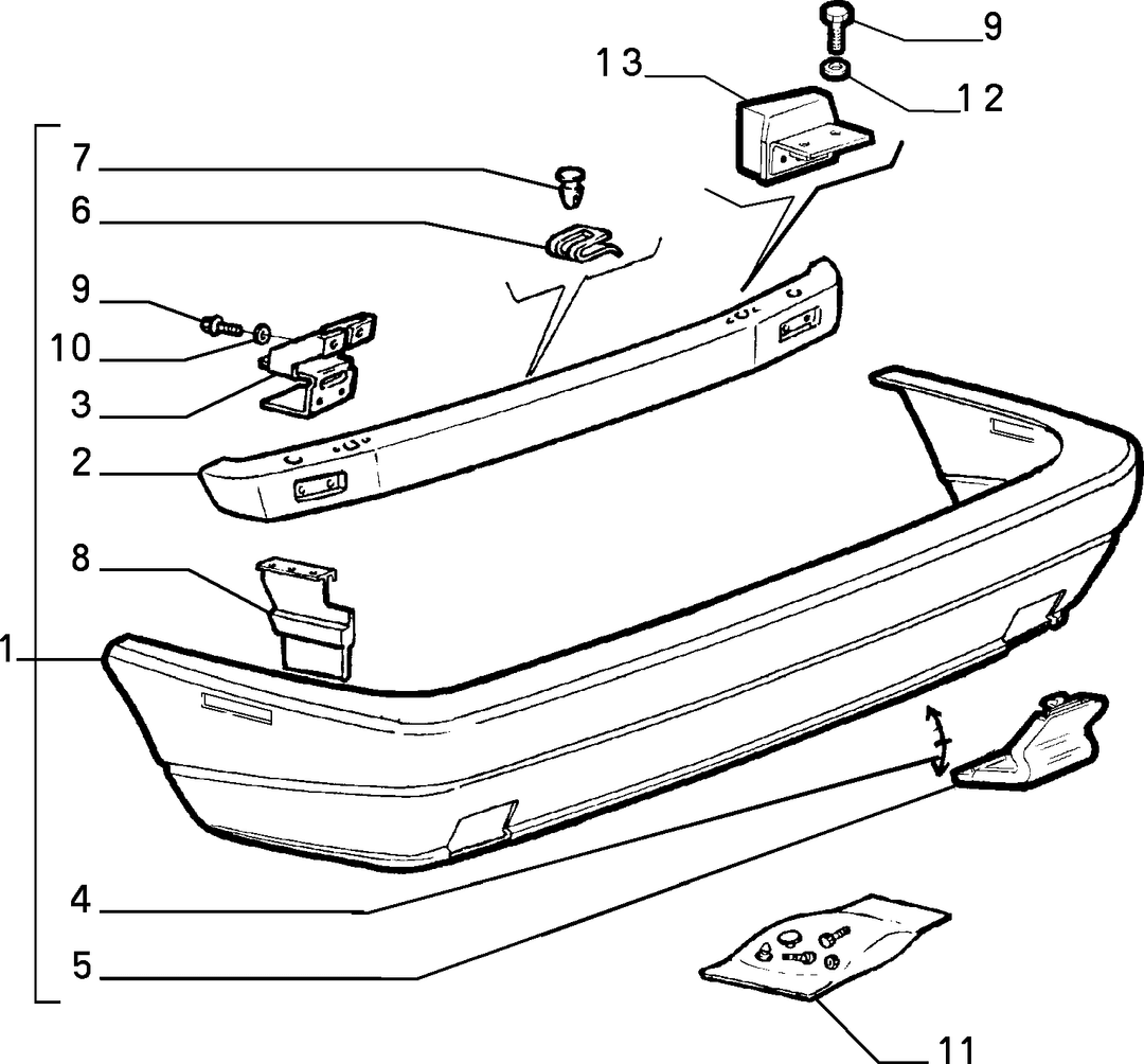 REAR BUMPER 1