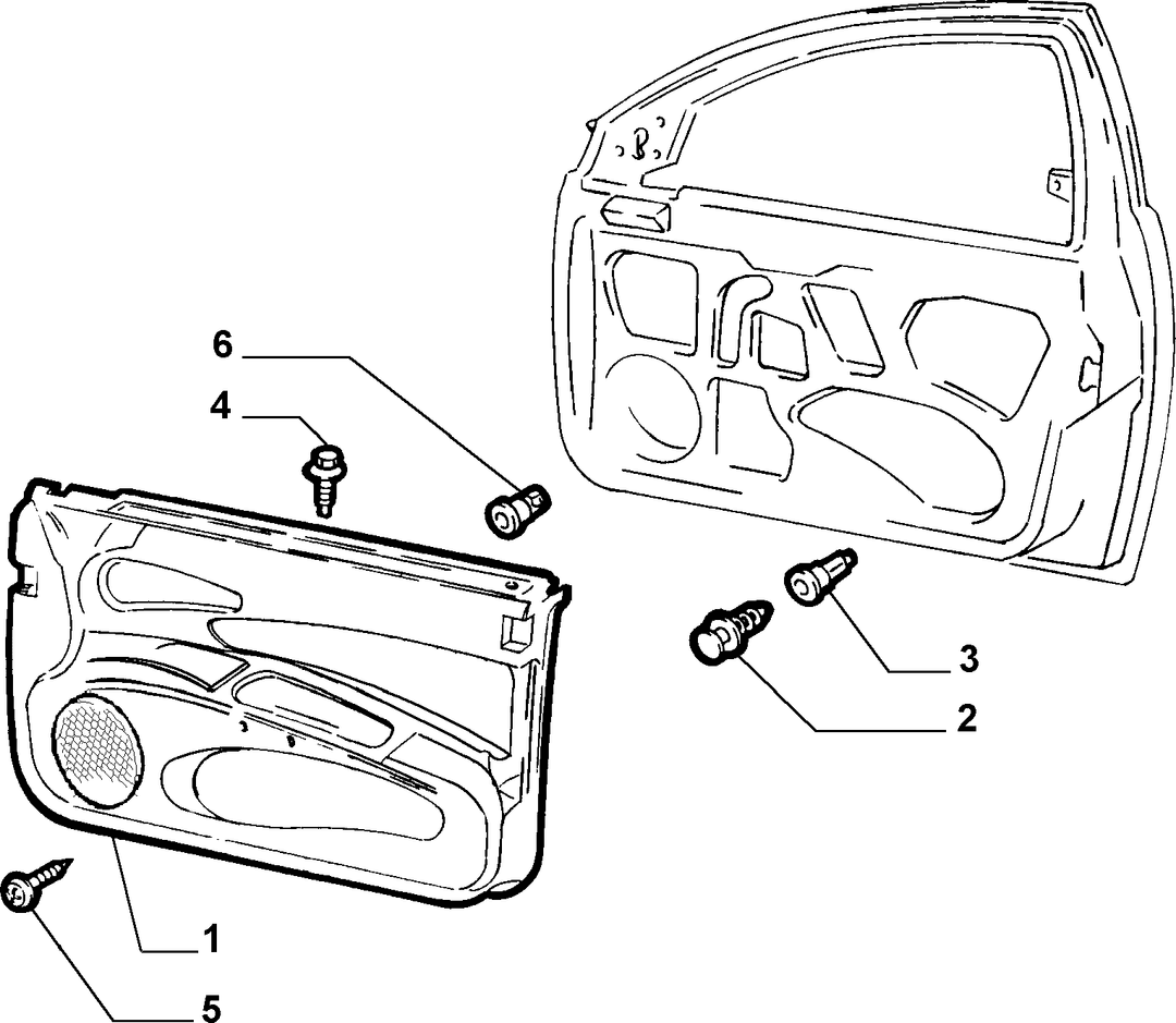 INTERIOR PANELS FOR FRONT SIDE DOORS 1
