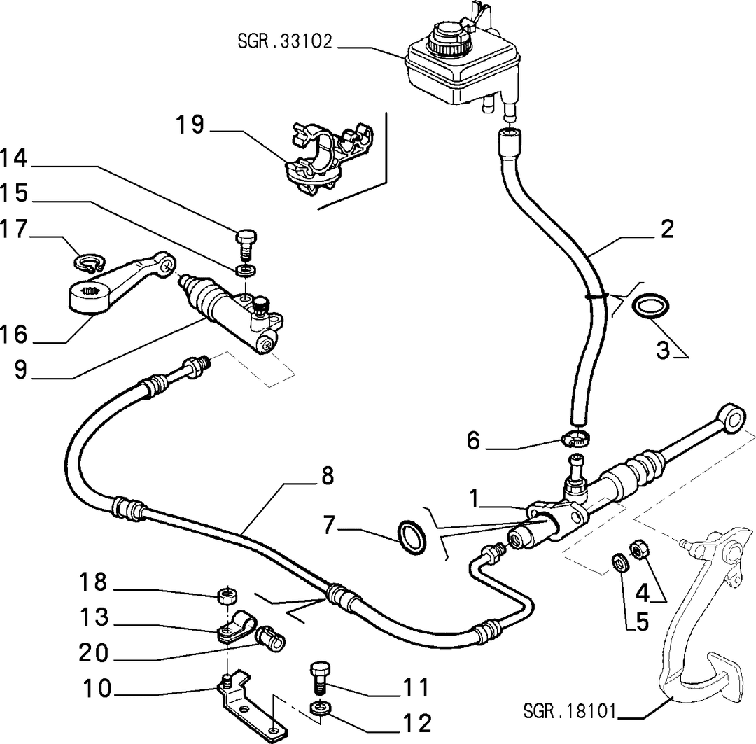 CLUTCH RELEASE HYDRAULIC CONTROL 2