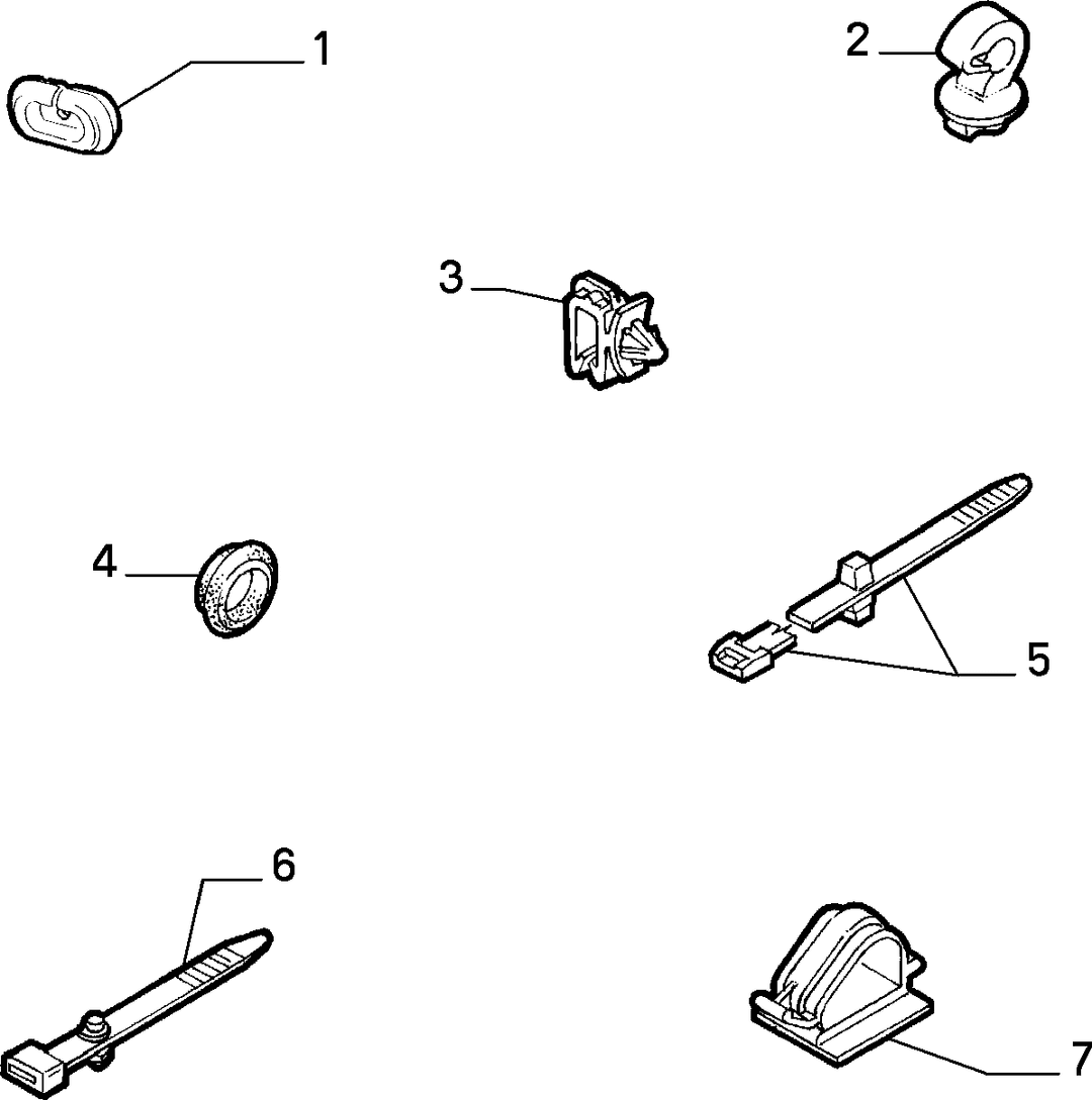 CABLE SET FIXINGS  3