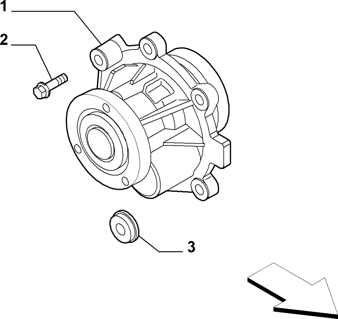 WATER PUMP AND GASKETS 7