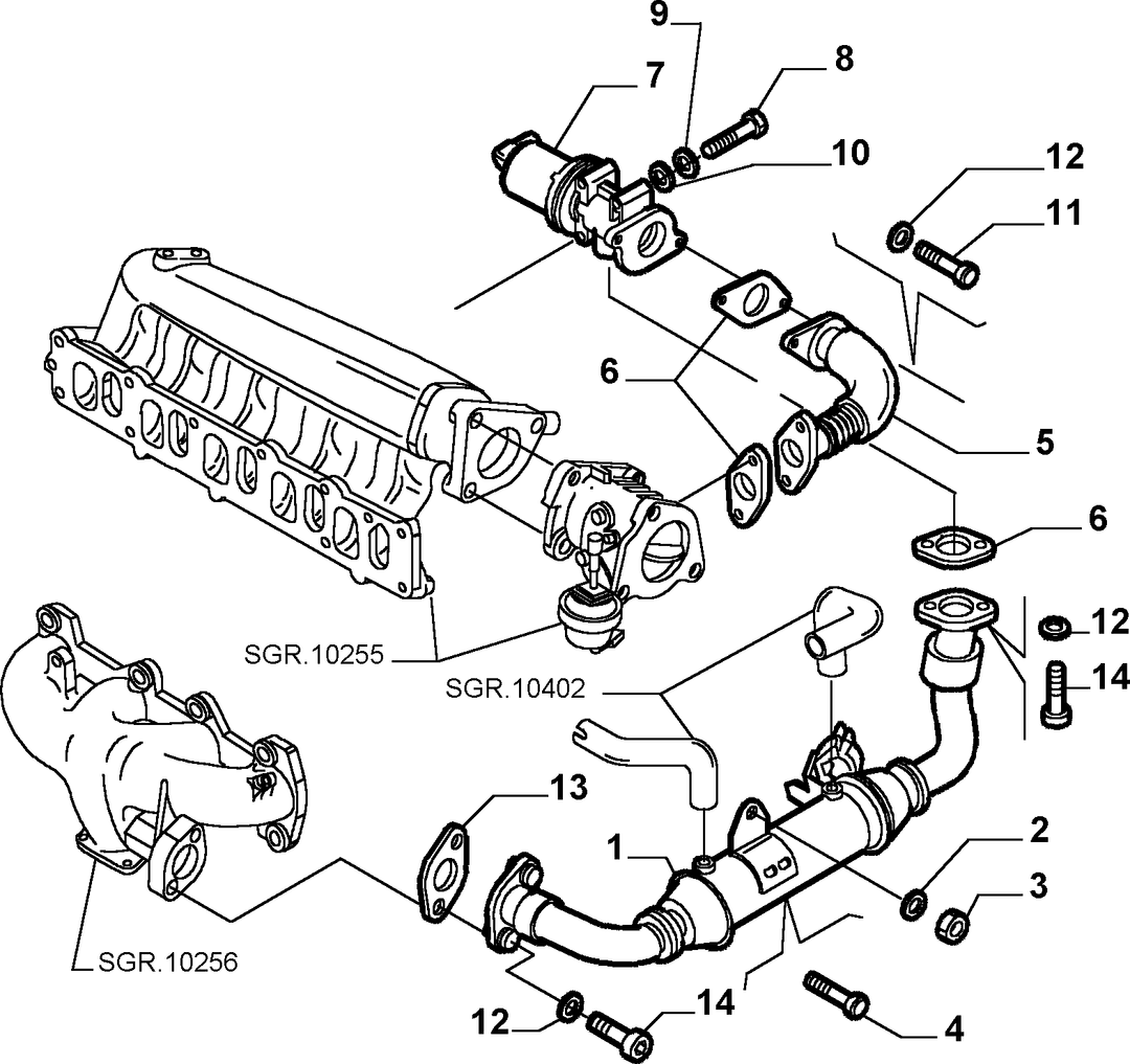 EXHAUST GAS CONTROL DEVICE 3