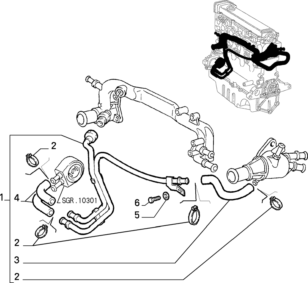 WATER PUMP AND LINES 9