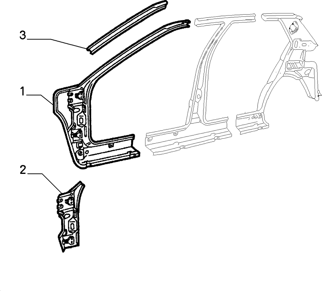 BODYSHELL, PANELS (CENTRAL PART)  2