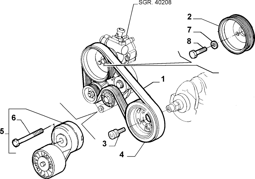 VARIOUS CONTROLS (BELTS AND PULLEYS) 2