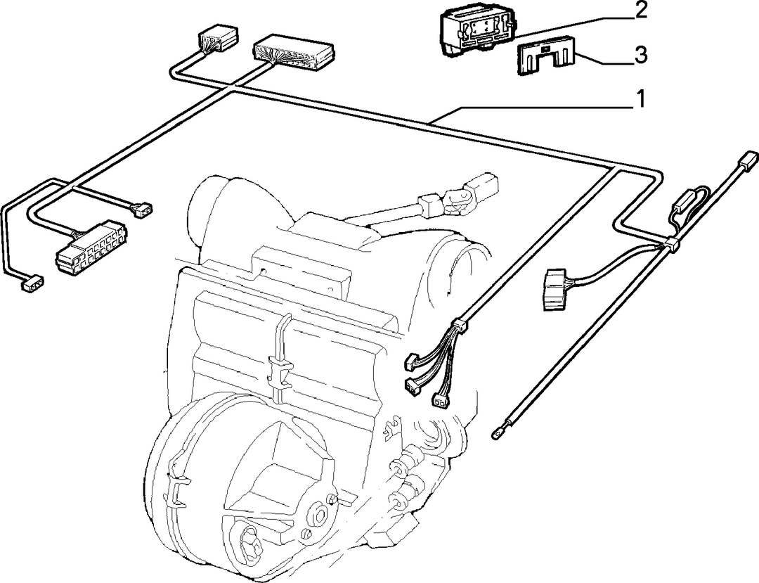 CABLE SET (CENTRAL PART) 9