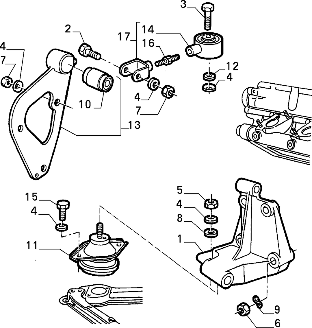 ENGINE SUSPENSIONS