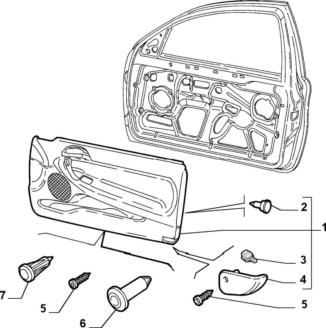 INTERIOR PANELS FOR FRONT SIDE DOORS 15