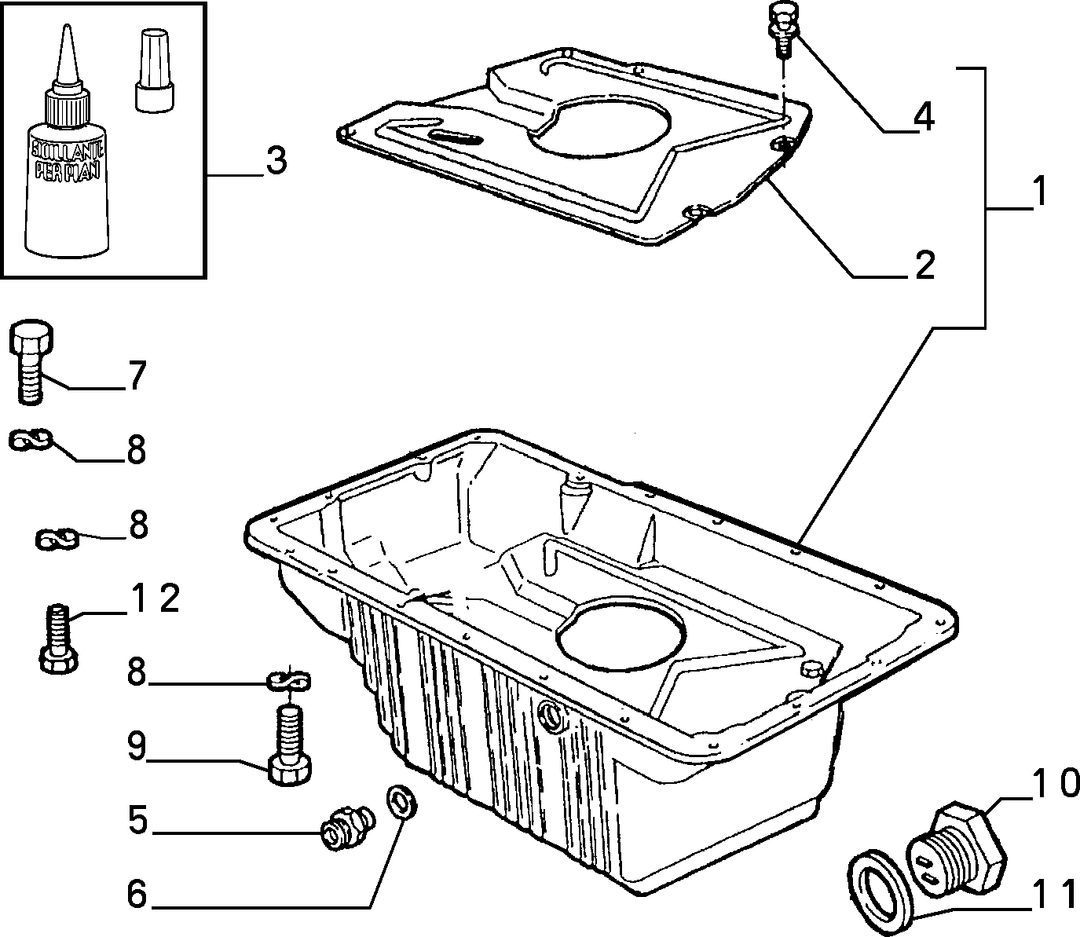 BLOCK SUMP AND COVERS 5