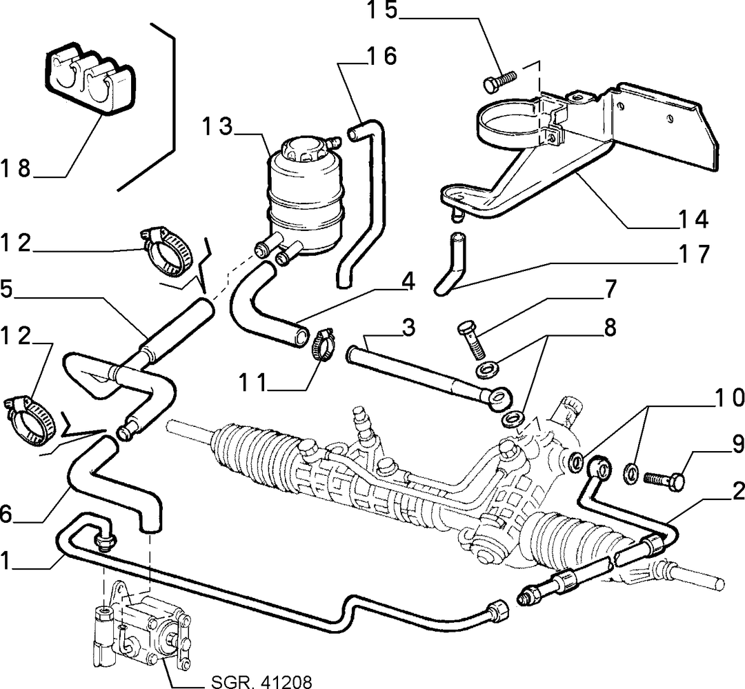 POWER STEERING HYDRAULIC SYSTEM 2