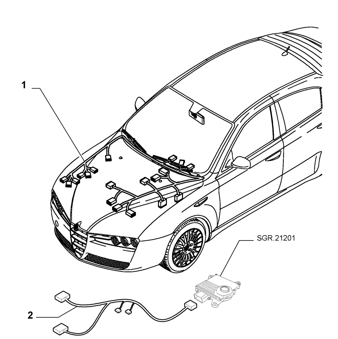 CABLE ASSEMBLY (FRONT PART)