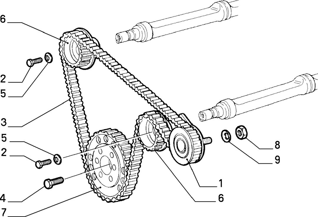 VARIOUS CONTROLS (BELTS AND PULLEYS) 4