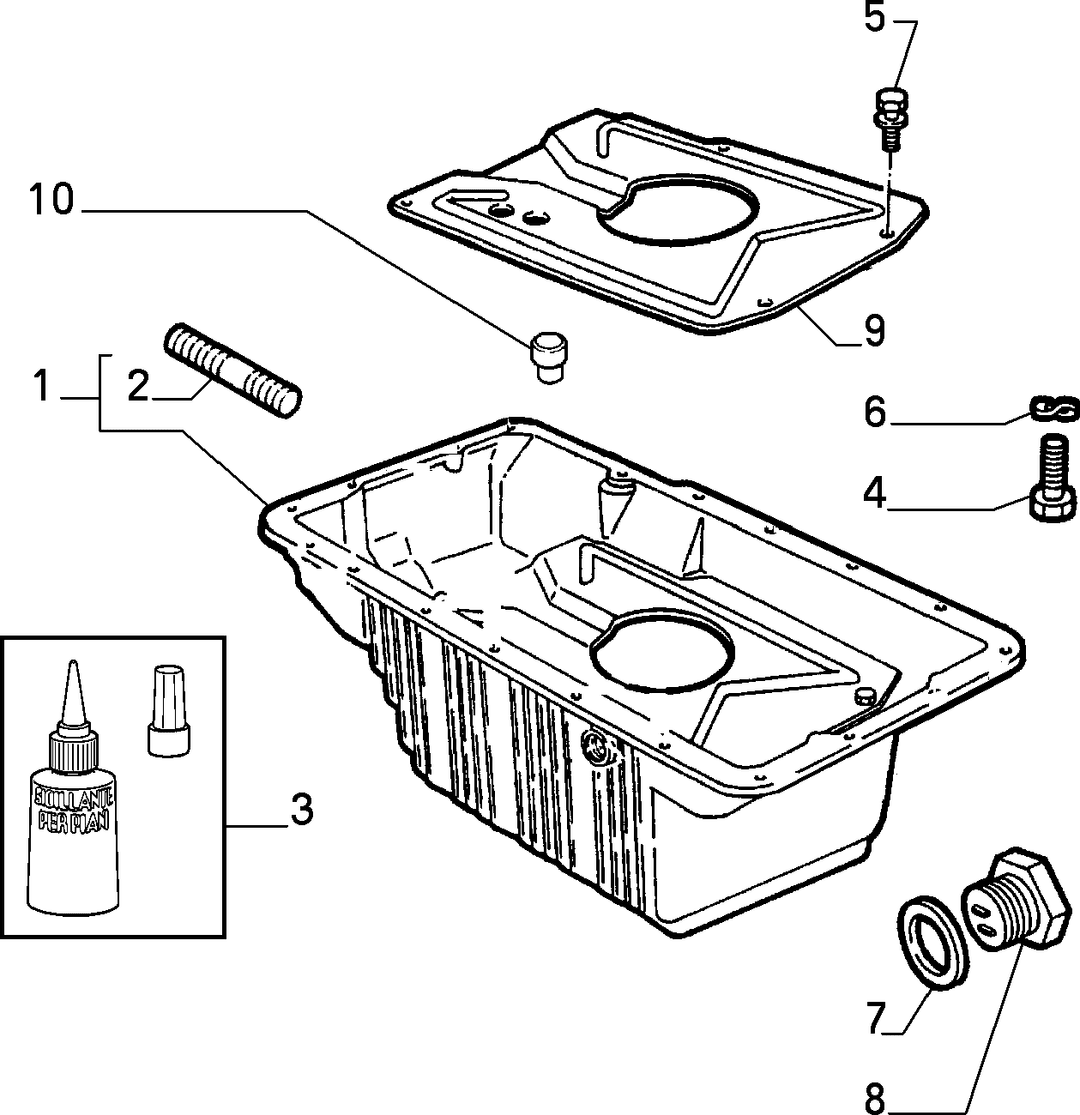 BLOCK SUMP AND COVERS 7