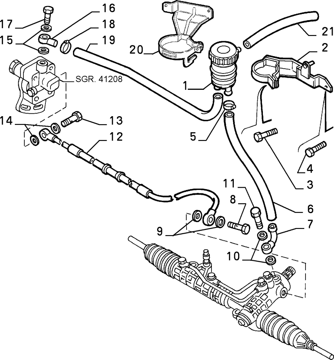 POWER STEERING HYDRAULIC SYSTEM 4