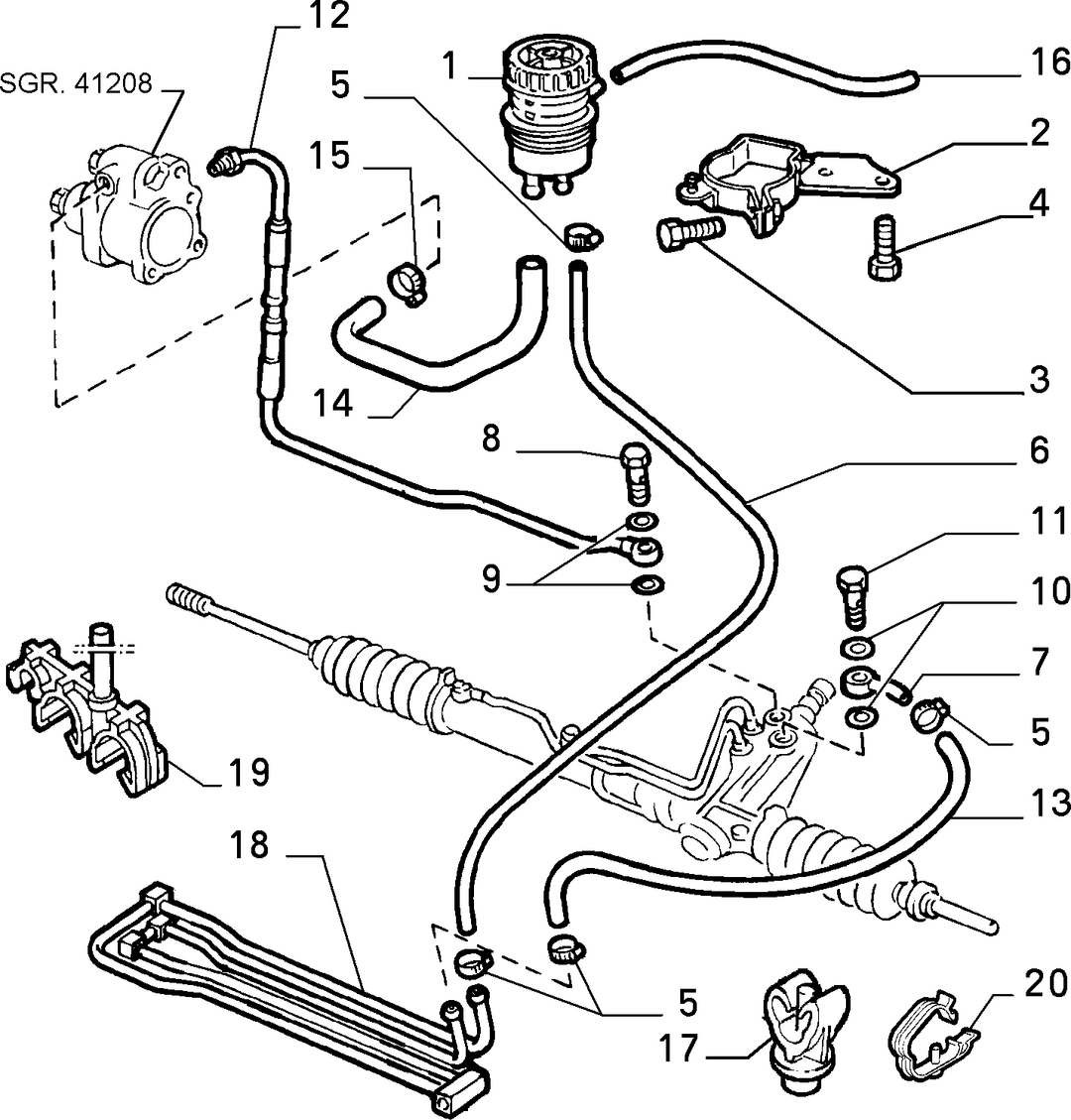 POWER STEERING HYDRAULIC SYSTEM 5