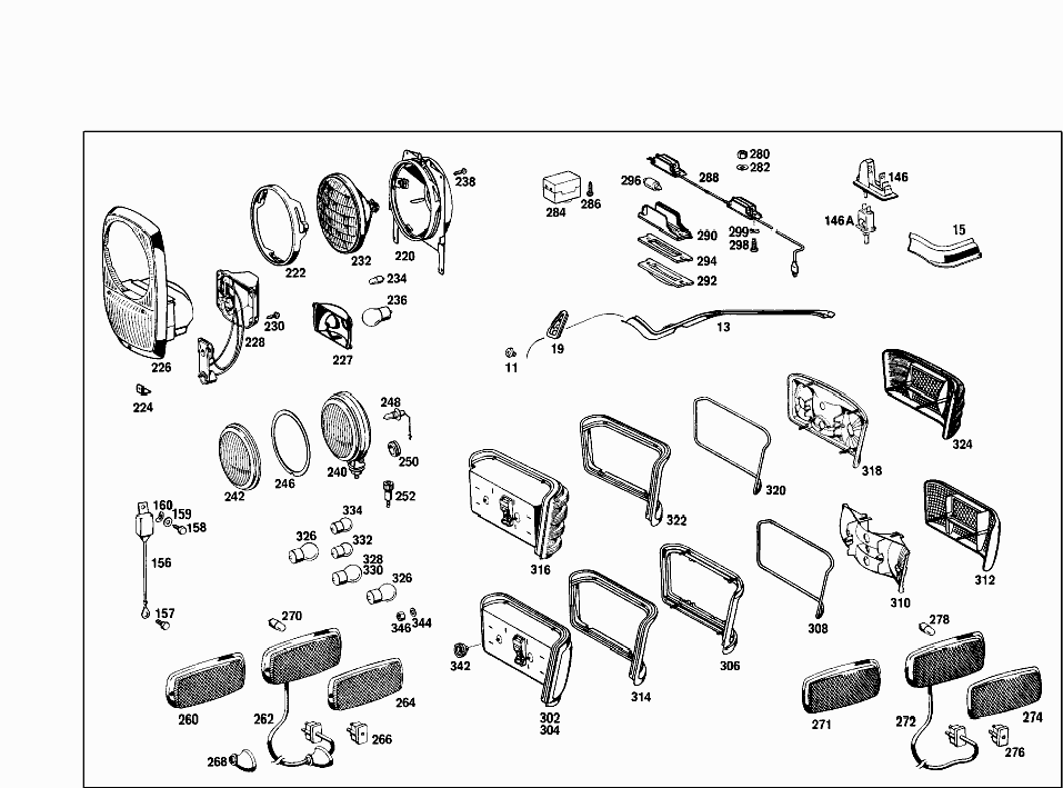 Electrical system 1 – Mercedes 8 W114 W115 115.017 (230.4 USA