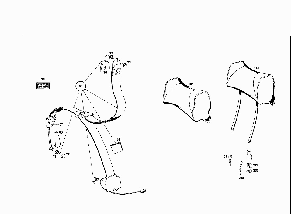専用ページ④ Seat accessories 4 – Mercedes 8 W114 W115 115.110 (220 D USA